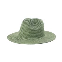 Fashion Army Green Straw Large Brimmed Sun Hat