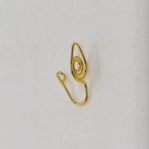 Fashion Gold 8 (vacuum Plating) Metal U-shaped Piercing Nose Ring