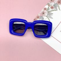 Fashion Blue Frame-children Pc Square Children's Sunglasses