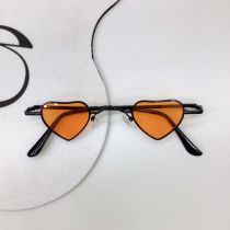 Fashion Black Frame Orange Slice-children Pc Love Sunglasses