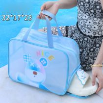 Fashion Upgraded Wet And Dry Shoe Compartment Model-fluid Bear Polyester Large Capacity Storage Bag