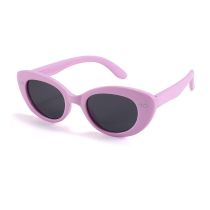 Fashion Purple Cat Eye Children's Sunglasses