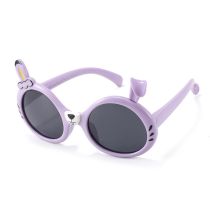 Fashion Purple Bunny Children's Cartoon Sunglasses