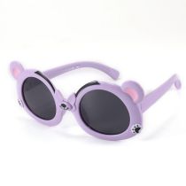 Fashion Purple Children Cartoon Sunglasses