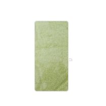Fashion Pure Green Coral Velvet Rectangular Absorbent Towel