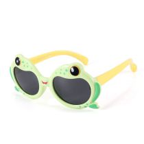 Fashion Blue- Silicone Frog Children's Sunglasses