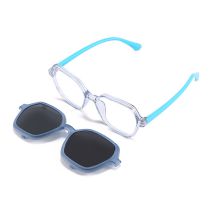 Fashion Light Blue Tac Square Sunglasses