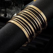 Fashion 7# Metal Hollow Bracelet