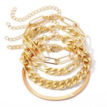 Fashion 18# Alloy Chain Bracelet Set