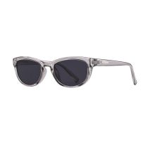Fashion Translucent Gray Flakes Pc Cat Eye Sunglasses