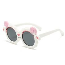 Fashion White Frame Lamb Children's Sunglasses