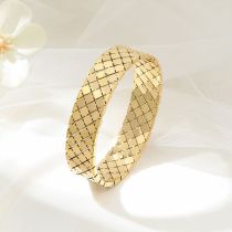 Fashion 20# Titanium Steel Diamond Bracelet