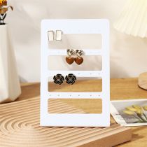 Fashion White Without Logo 11*17cm Flat Head Earring Display Stand