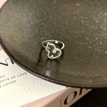 Fashion Type C Hoist Copper Geometric Open Ring
