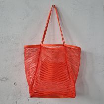 Fashion Orange Polycotton Hollow Large Capacity Shoulder Bag