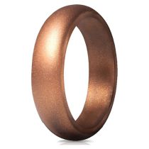 Fashion Bronze Silicone Glitter Ring