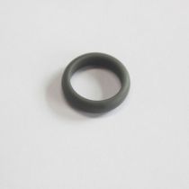 Fashion Dark Gray Silicone Round Ring