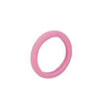 Fashion Pink Silicone Round Ring