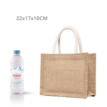 Fashion Small Blank Model 22*17*10cm Canvas Large Capacity Printed Handbag