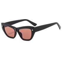 Fashion Black Frame Red Film Cat Eye Large Frame Sunglasses