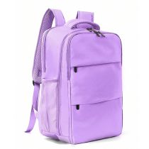 Fashion Purple Pu Large Capacity Backpack