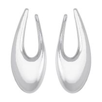 Fashion Silver Metal Geometric Ear Clips
