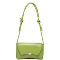 Fashion Green (4109) Stone Pattern Pu Flap Crossbody Bag