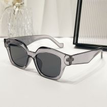 Fashion Gray Frame Gray Piece Pc Irregular Sunglasses