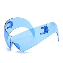 Fashion Ocean Blue Film Cat Eye Sunglasses
