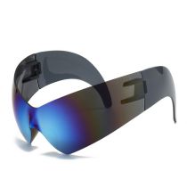Fashion Blue Film Cat Eye Sunglasses
