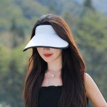 Fashion Distant Mountain Ash Nylon Large Brim Hollow Top Sun Hat