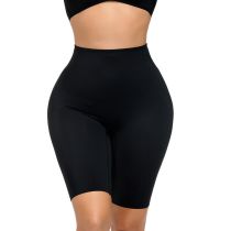 Fashion Black High-waisted Tummy-controlling Butt-lifting Pants