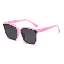 Fashion Pink Ac Rice Nail Large Frame Sunglasses