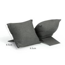 Fashion 25-gray Pillow Bag 8.5×8.5cm Geometric Jewelry Display Stand