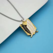 Fashion Wings Of Freedom [necklace-gold And Black] Alloy Geometric Necklace