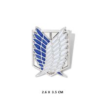 Fashion Wings Of Freedom [broch-silver Blue] Alloy Geometric Brooch