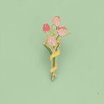 Fashion Flower Branch - Tulip Alloy Flower Brooch