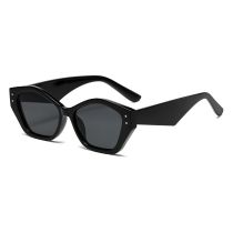 Fashion Black Gray Polygonal Sunglasses