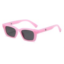 Fashion Pink Square Small Frame Sunglasses