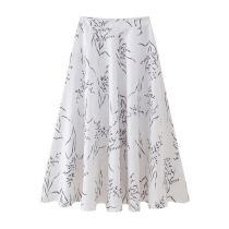 Fashion Print Color Polyester Printed Skirt