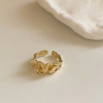 Fashion Gold Metal Irregular Open Ring