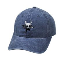 Fashion Navy Blue Cotton Printed Baseball Cap