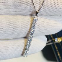 Fashion Silver Copper Diamond Necklace