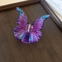 Fashion Gripper-purple Colorful Three-dimensional Butterfly Gripper