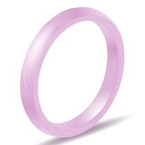Fashion Pink Ceramic Round Ring