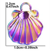Fashion Color Stainless Steel Shell Pendant