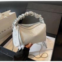 Fashion Silver Printed Flower Chain Shoulder Crossbody Bag