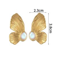 Fashion Butterfly Earrings E768 Stainless Steel Butterfly Earrings