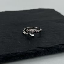 Fashion No. 3 Open Ring Copper And Diamond Geometric Open Ring