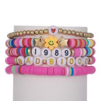 Fashion 16# Soft Clay Rice Beads Bracelet Set